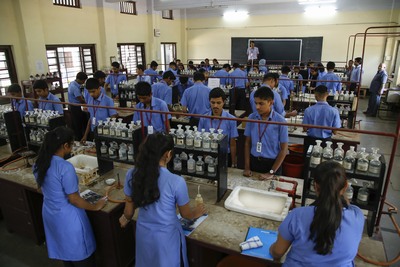 GSS PU College Chemistry Lab